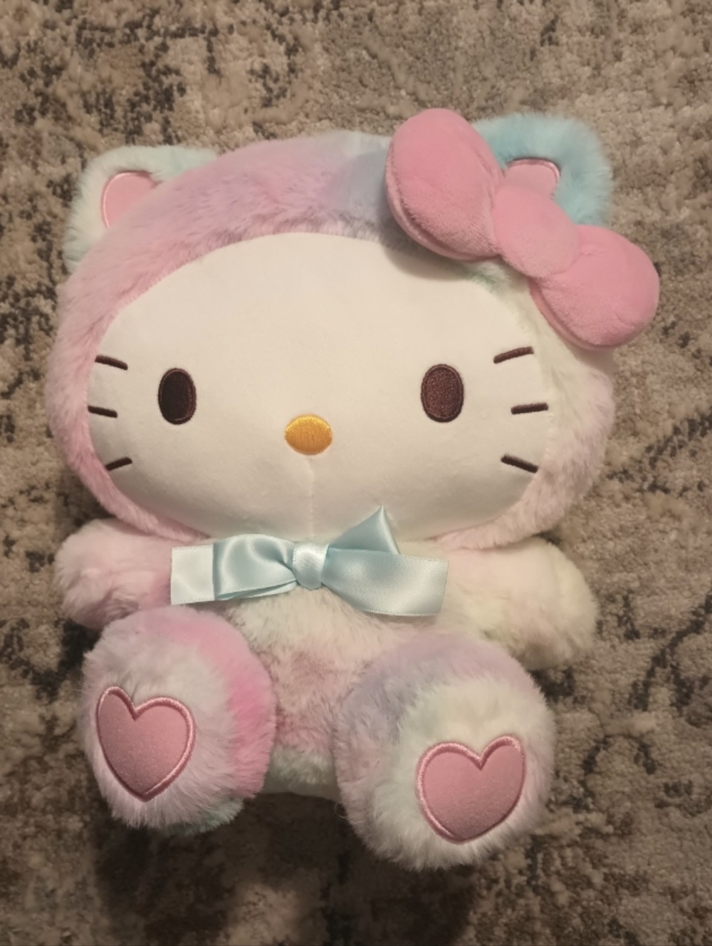 Sanrio Hello Kitty Sitting Marble Boa Plush